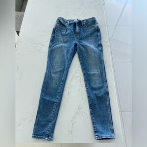 Madewell Women's 10 inch High Rise Skinny Jeans Cayer Wash 28